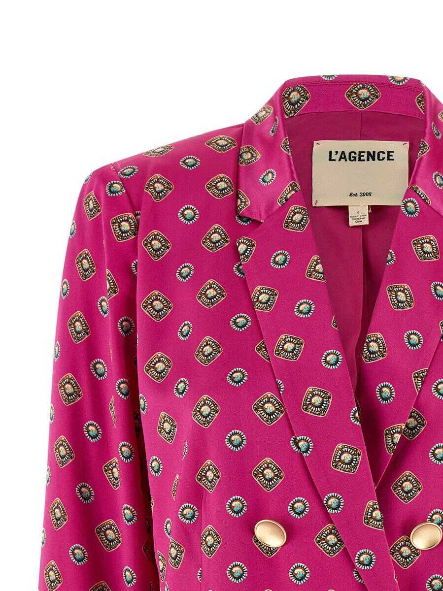 Sacouri LAGENCE LAgence Colin Blazer Purple Femei (BM 19360941) 3