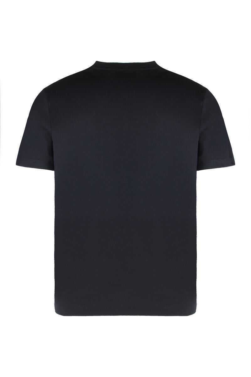 Tricouri Paul&Shark Paul & Shark T-Shirt In Cotton Jersey With Logo Print BLUE Barbati (BM 19360965) 2