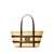 Tory Burch Tory Burch Small 'Ella' Tote Bag In Raffia BROWN