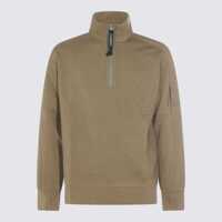 Pulovere C.P. Company Green Cotton Sweatshirt Barbati