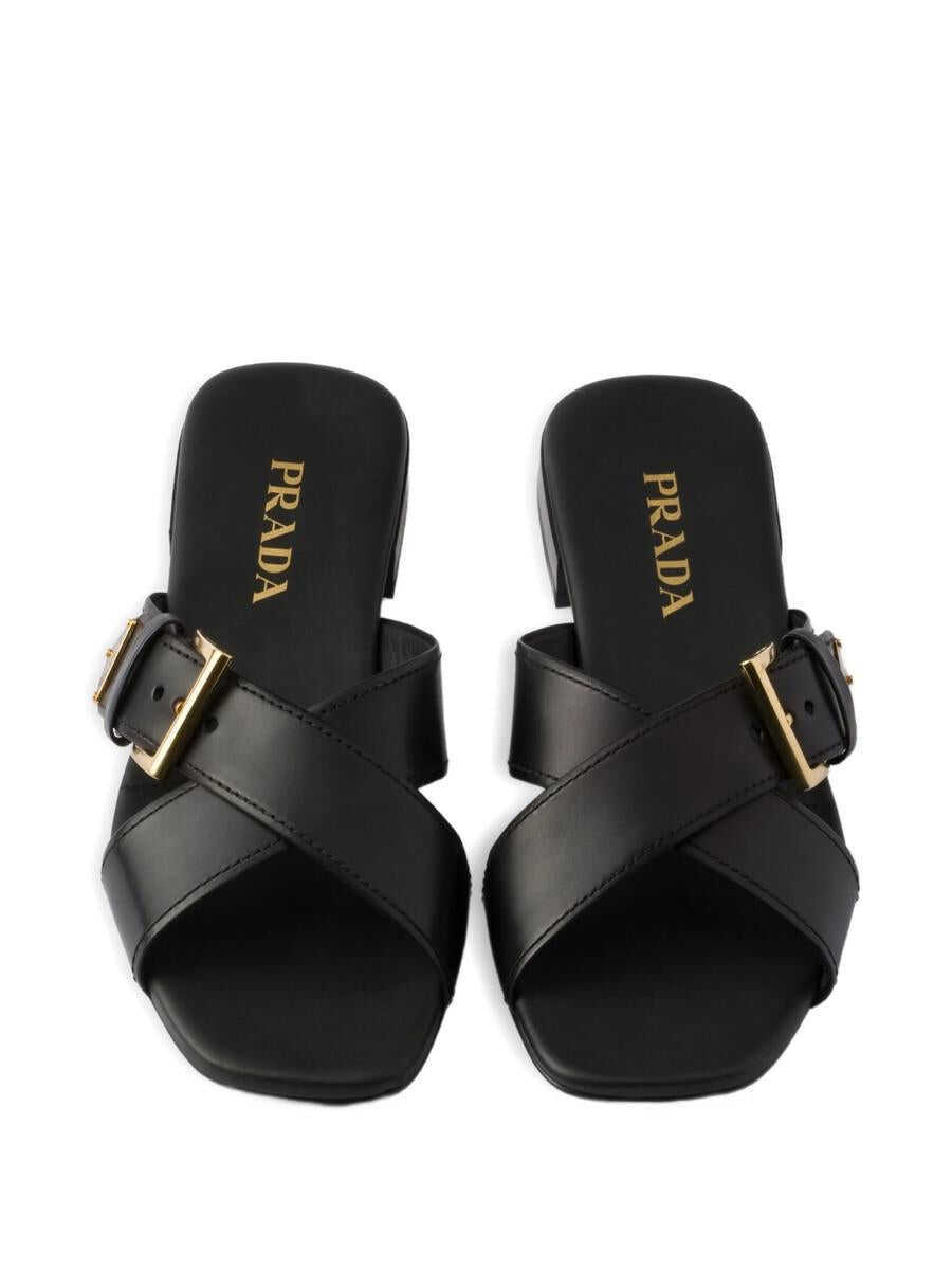 Sandale Prada Prada Slippers Shoes Black Femei (BM 19361331) 4