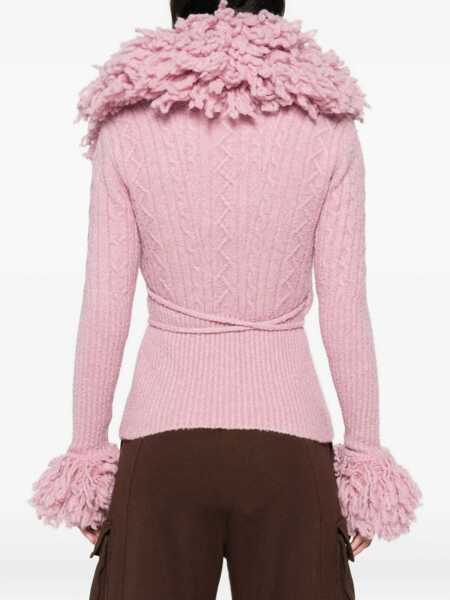 Cardigane THE ATTICO The Attico Cardigan PINK Femei (BM 19361610) 4