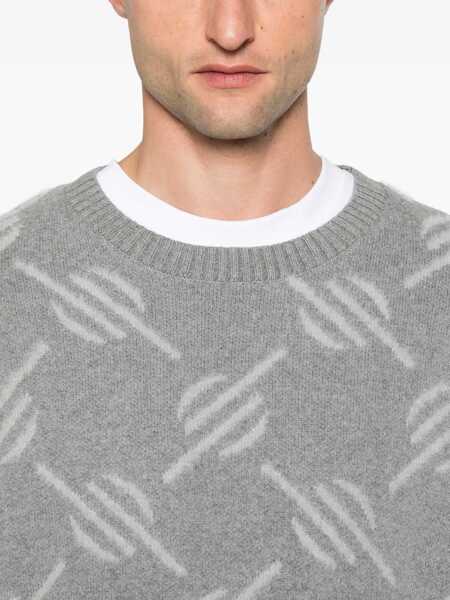 Pulovere DAILY PAPER Daily Paper Grey Cotton Knitwear GREY Barbati (BM 19361637) 5