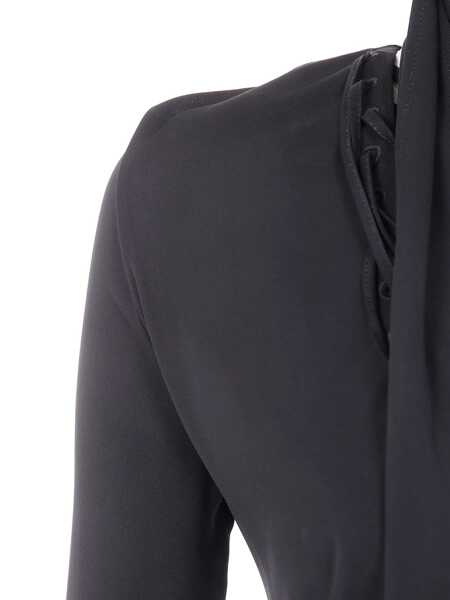 Rochii THE ATTICO The Attico Long Dress Black Femei (BM 19361676) 3