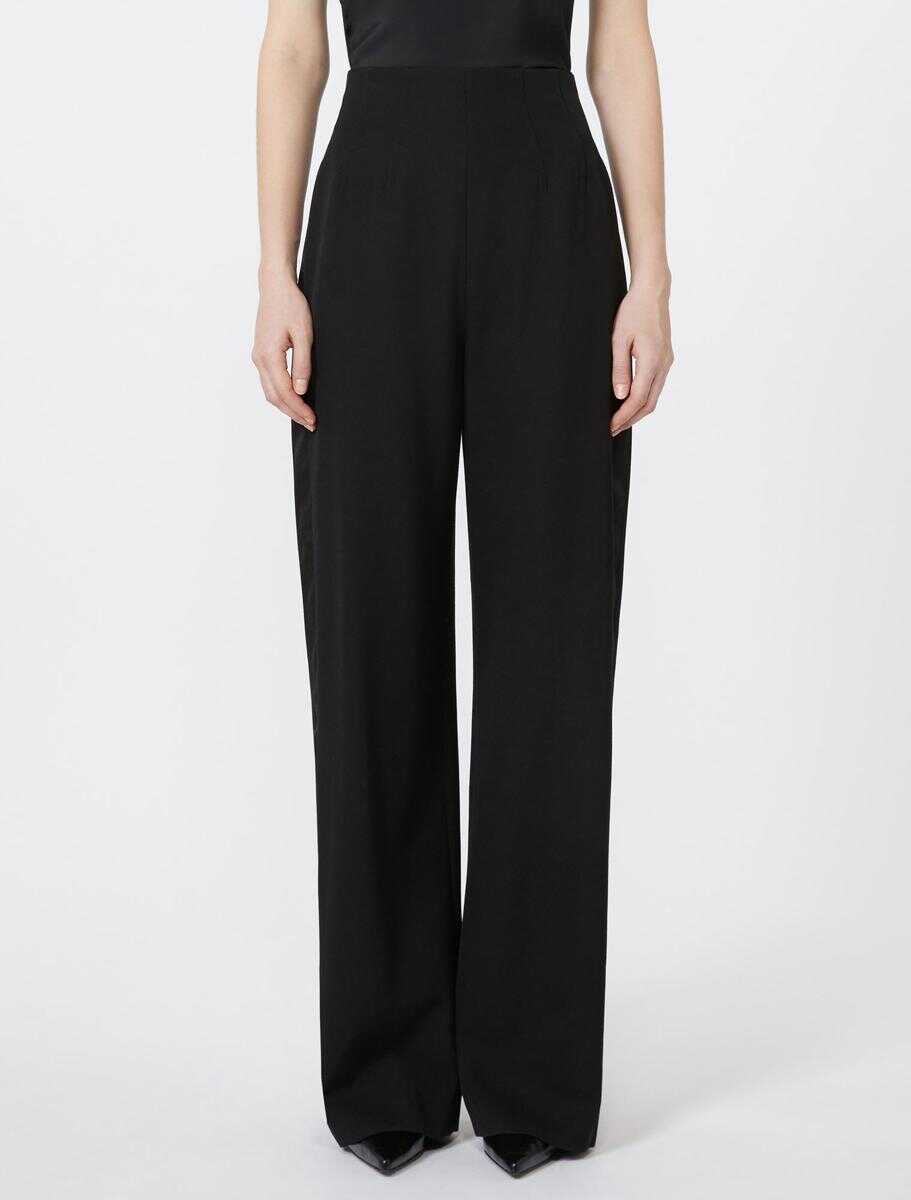 Pantaloni casual Max Mara Max Mara Trousers Black Femei (BM 19361733) 2