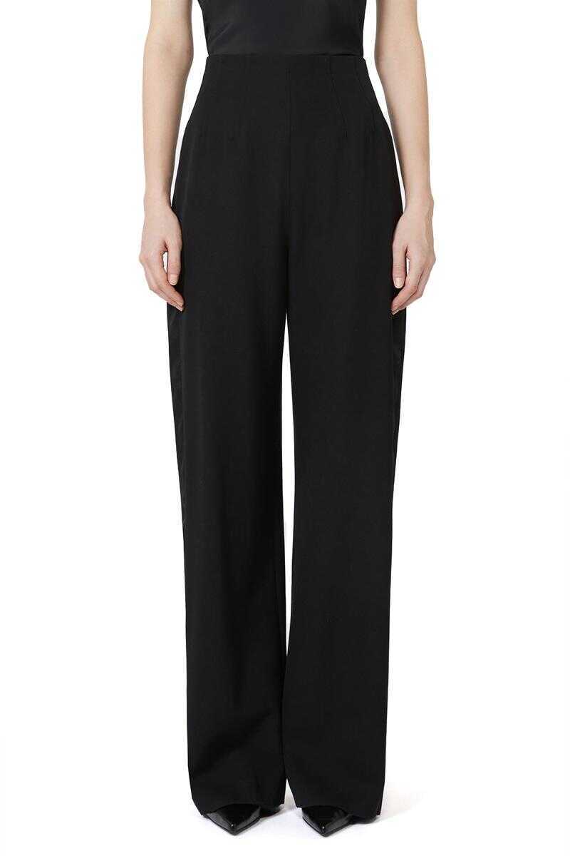 Pantaloni casual Max Mara Max Mara Trousers Black Femei (BM 19361778) 2