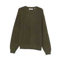 Pulovere Daily Paper Army Green Cotton Knitwear Barbati