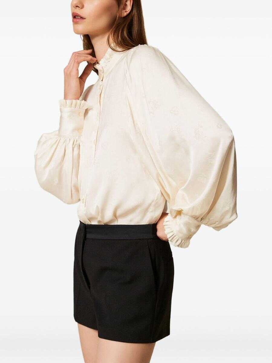 Pantaloni casual TWINSET Twinset Shorts Black Femei (BM 19362168) 3