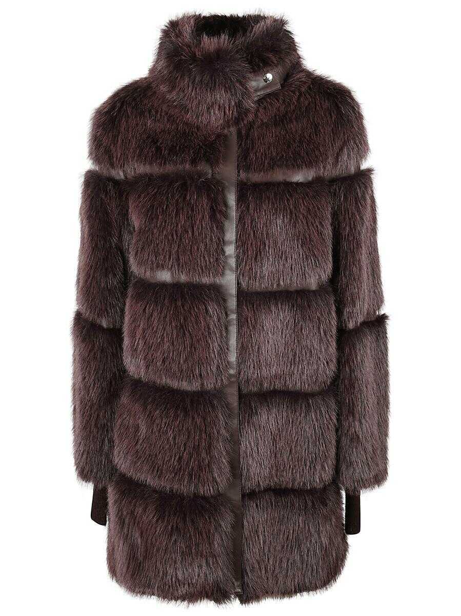 Paltoane Patrizia Pepe Patrizia Pepe Coat BROWN Femei (BM 19362405) 1