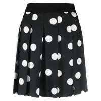 Fuste Msgm Polka Dot Pleated Mini Skirt Femei