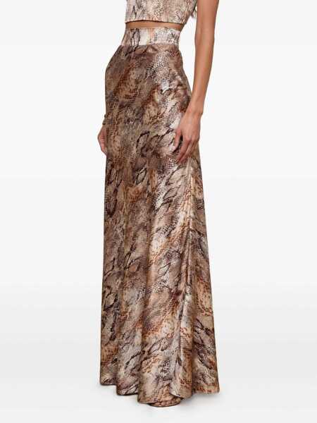 Fuste LAGENCE LAgence Ryker Skirt BROWN Femei (BM 19362600) 3