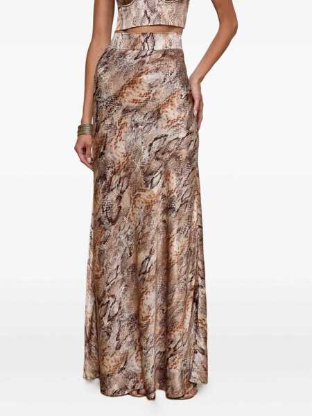 Fuste LAGENCE LAgence Ryker Skirt BROWN Femei (BM 19362600) 4