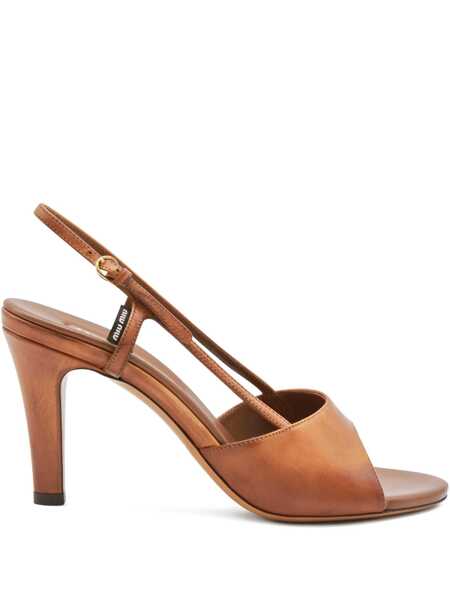 Sandale Miu Miu Miu Miu Sandals BROWN Femei (BM 19363056) 1