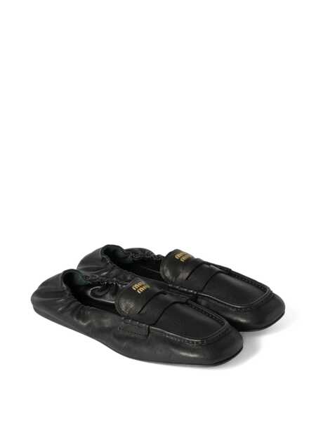 Mocasini Miu Miu Miu Miu Moccasters Black Femei (BM 19363062) 2