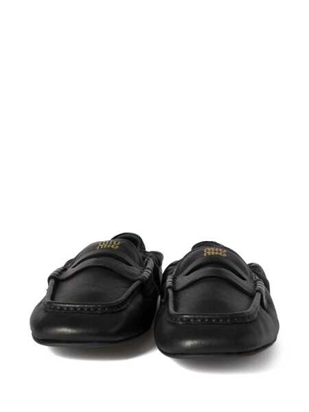 Mocasini Miu Miu Miu Miu Moccasters Black Femei (BM 19363062) 3