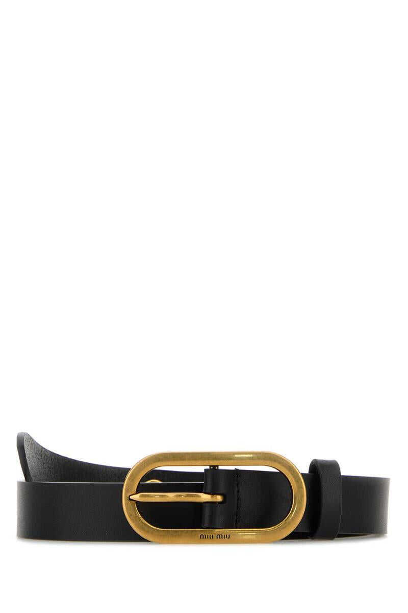 Curele Miu Miu Miu Miu Belt Black Femei (BM 19363107) 1