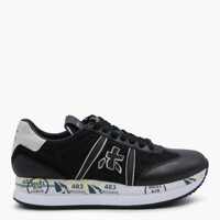 Sneakers Premiata Black Leather Conny Sneakers Femei