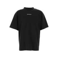 Tricouri Balenciaga T-Shirt Crew Neck In Cotton Barbati