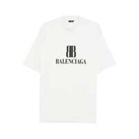Tricouri Balenciaga Crew Neck T-Shirt In Cotton Barbati