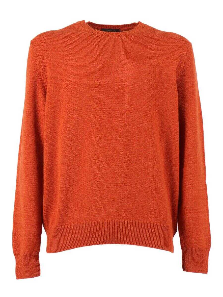 Pulovere SLOWEAR ZANONE Slowear Zanone Girocoll ORANGE Barbati (BM 19363968) 1