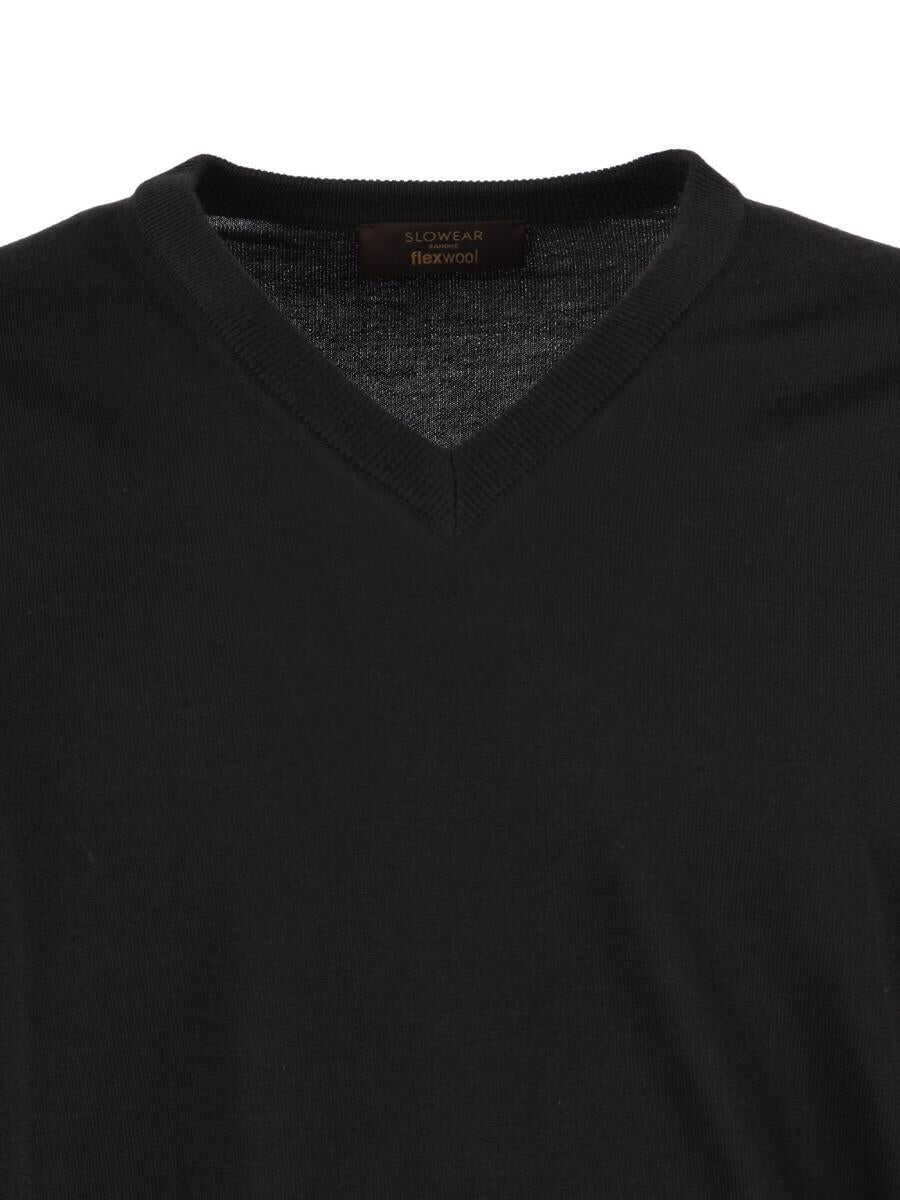 Pulovere SLOWEAR ZANONE Slowear Zanone School V GREEN Barbati (BM 19363974) 3