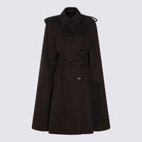 Paltoane Burberry Dark Brown Cashmere Coat Femei
