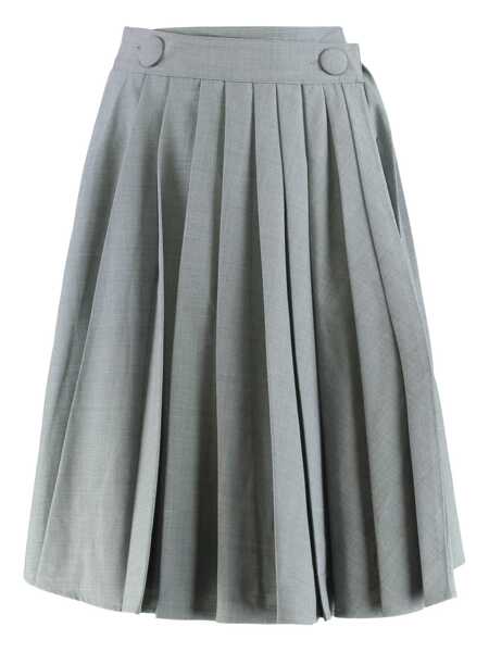Fuste Les Filles DEva Les Filles DEva Gonna Pleated Gray GREY Femei (BM 19364778) 1