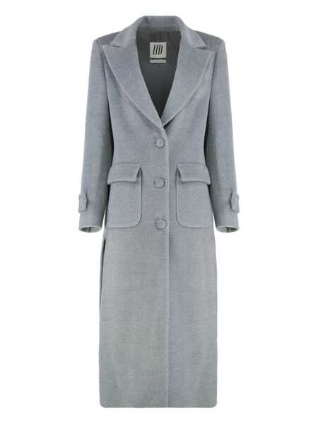 Paltoane Les Filles DEva Les Filles DEva Wool And Cashmere Coat GREY Femei (BM 19364808) 1