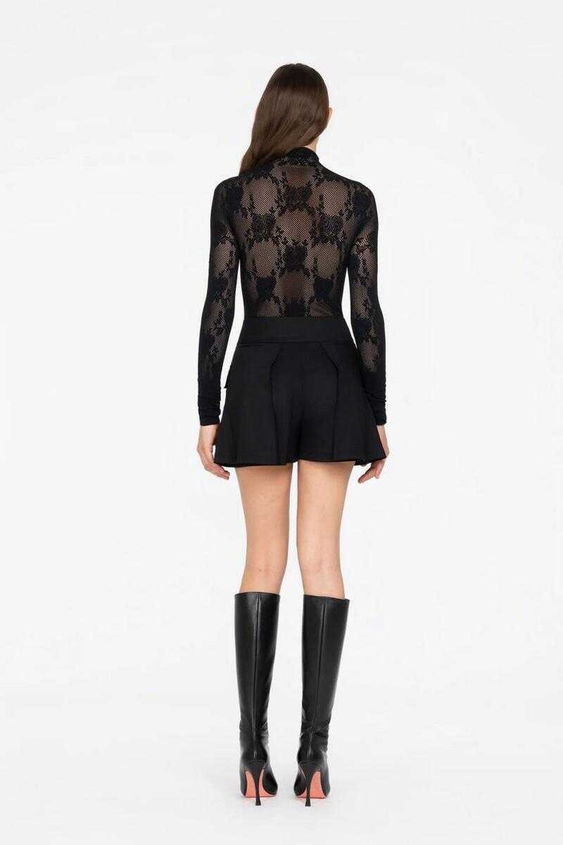 Pantaloni casual Les Filles DEva Les Filles DEva Trousers Black Femei (BM 19364943) 4