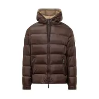 Geci de iarna After Label Brown After Label Down Jacket With Hood Barbati