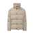 After Label After Label Beige After Label Down Jacket With Button Closure WHITE