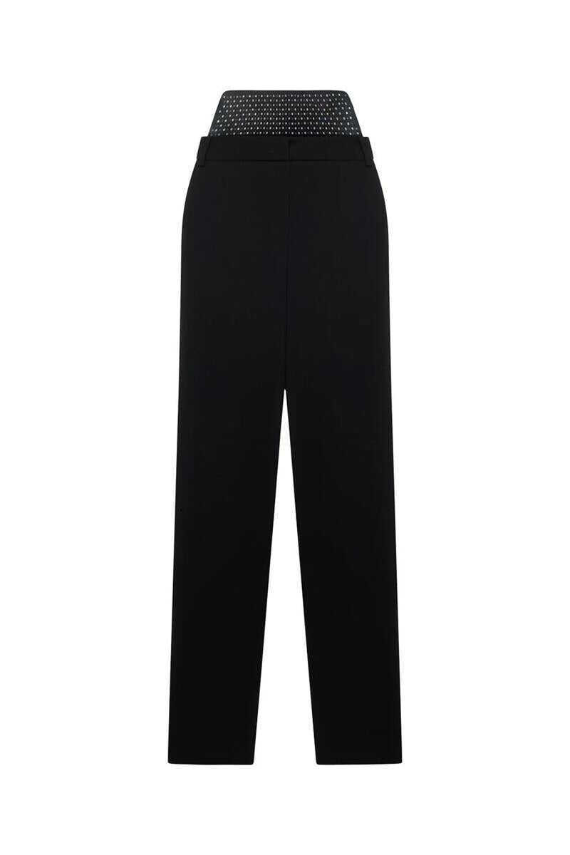 Pantaloni casual SIMONA CORSELLINI Simona Corsellini Trousers Black Femei (BM 19365321) 1