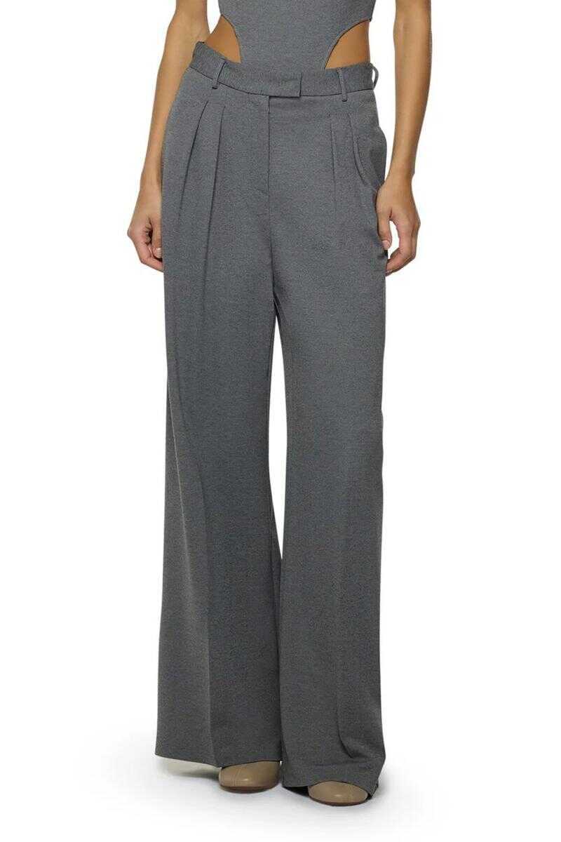 Pantaloni casual SIMONA CORSELLINI Simona Corsellini Trousers GREY Femei (BM 19365342) 2