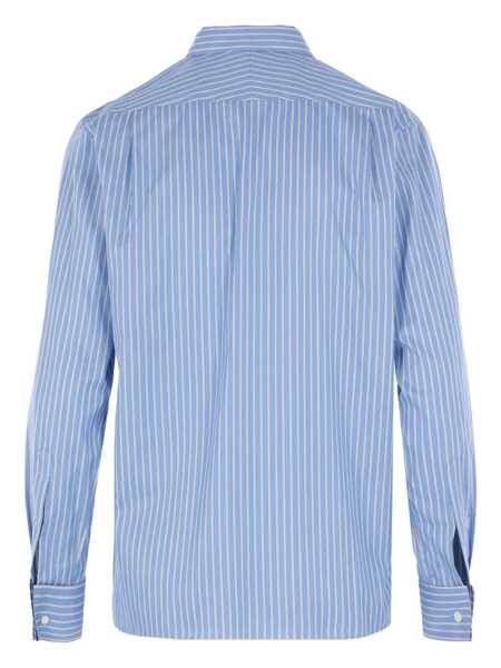 Camasi AURALEE Auralee Shirts BLUE STRIPE Barbati (BM 19365348) 2