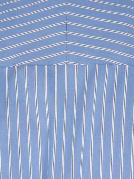 Camasi AURALEE Auralee Shirts BLUE STRIPE Barbati (BM 19365348) 4