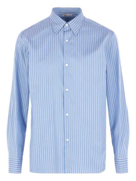 Camasi AURALEE Auralee Shirts BLUE STRIPE Barbati (BM 19365348) 1