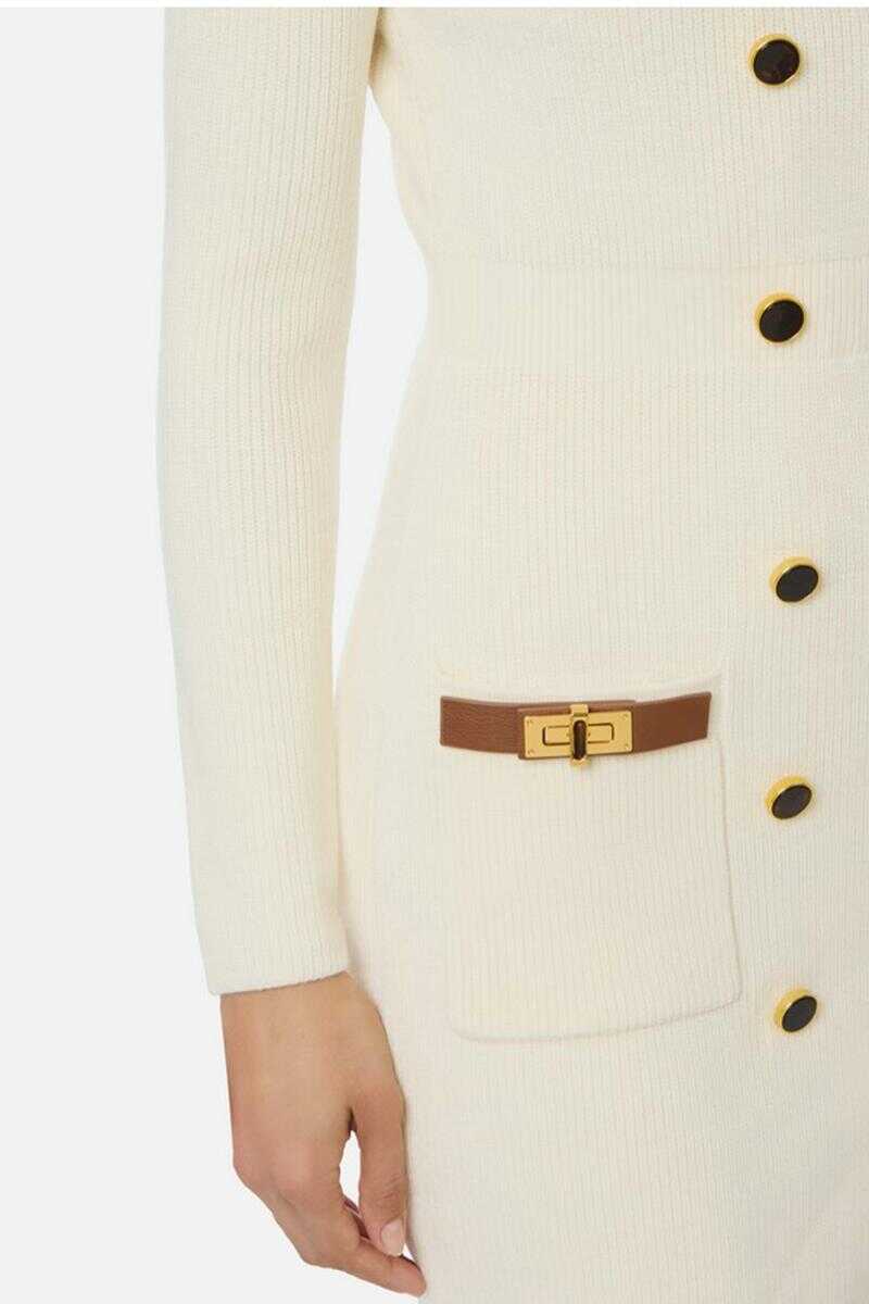 Rochii Elisabetta Franchi Elisabetta Franchi Dresses WHITE Femei (BM 19365513) 4