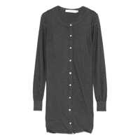 Rochii Aya Muse Dark Grey Silk Mini Dress Femei