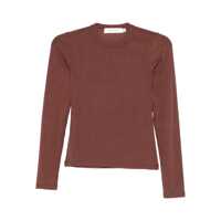 Topuri Aya Muse Long Sleeve Ribbed Top Clothing Femei