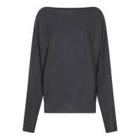 Pulovere Aya Muse Grey Wool Knitwear Femei