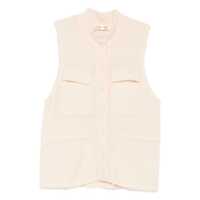 Topuri Aya Muse Button Vest With Tie Clothing Femei