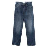 Blugi Aya Muse Straight Jeans With Buckle Clothing Femei