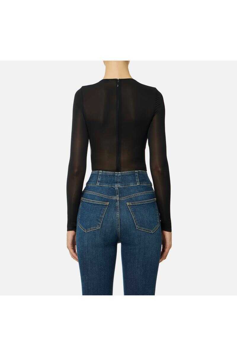 Topuri Elisabetta Franchi Elisabetta Franchi Tops Black Femei (BM 19365846) 3