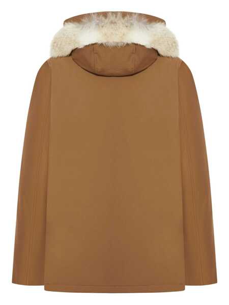 Geci Woolrich Woolrich Arctic Detachable Fur Anorak Clothing BROWN Barbati (BM 19366011) 2