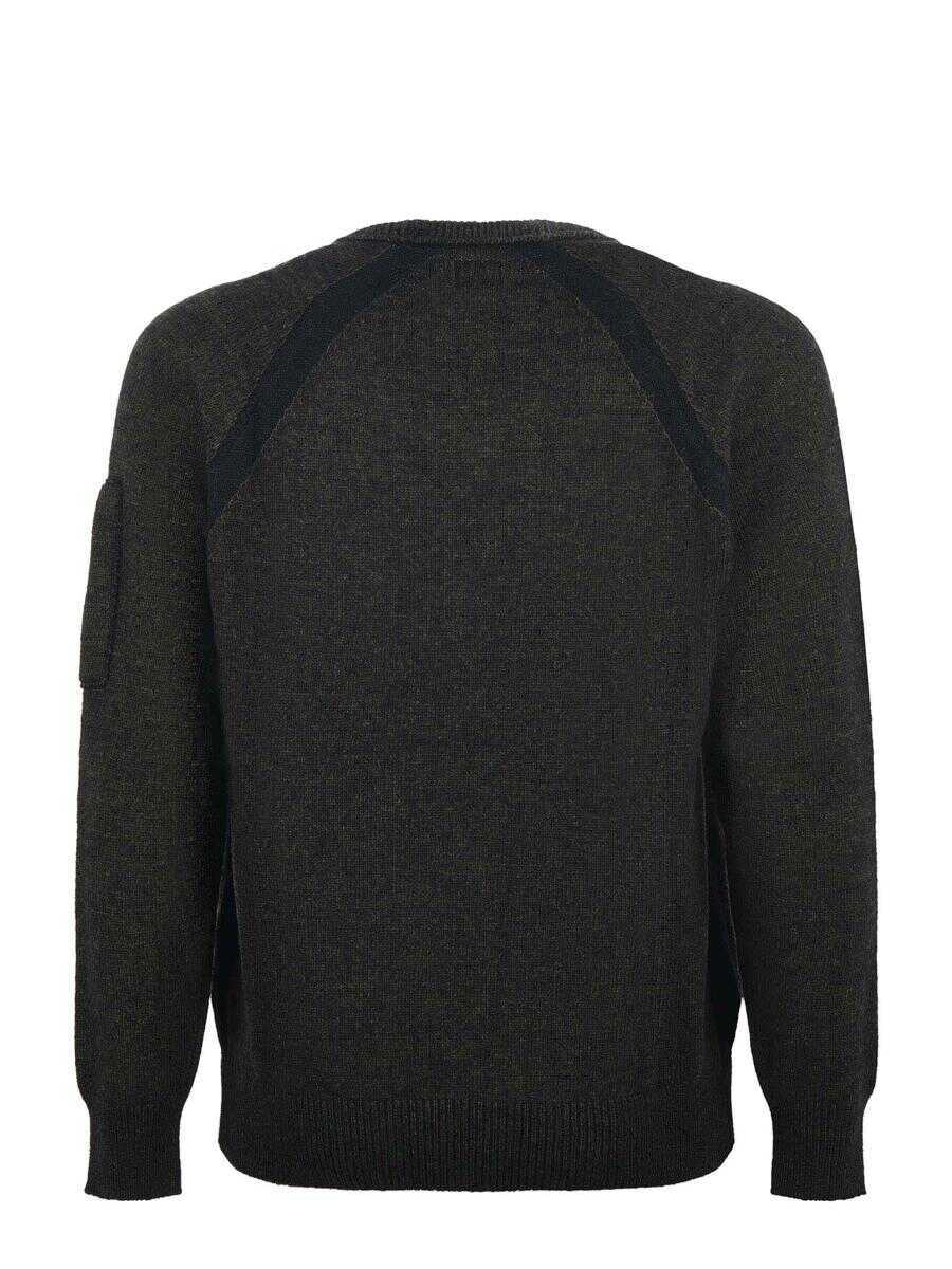 Pulovere C.P. Company C.P. Company  Sweaters VERDE SCURO/BLU Barbati (BM 19366152) 3