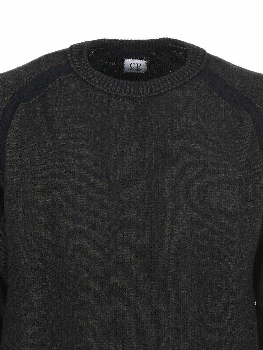 Pulovere C.P. Company C.P. Company  Sweaters VERDE SCURO/BLU Barbati (BM 19366152) 4