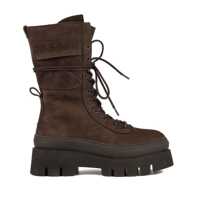 Bocanci Copenhagen Brown Suede Shooting Femei