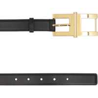 Accesorii Elisabetta Franchi Dama - Curele Elisabetta Franchi Elisabetta Franchi Belt With Logo Buckle Black Femei (BM 19366230) - B-mall.ro