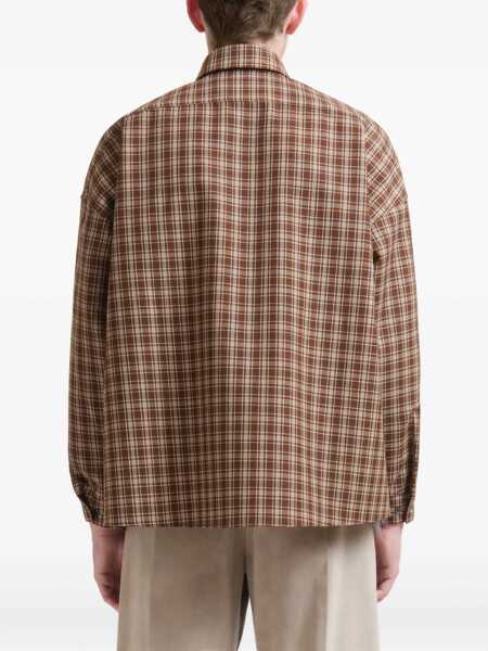 Camasi Marni Marni Brown Wool Shirt MAROON Barbati (BM 19366260) 4