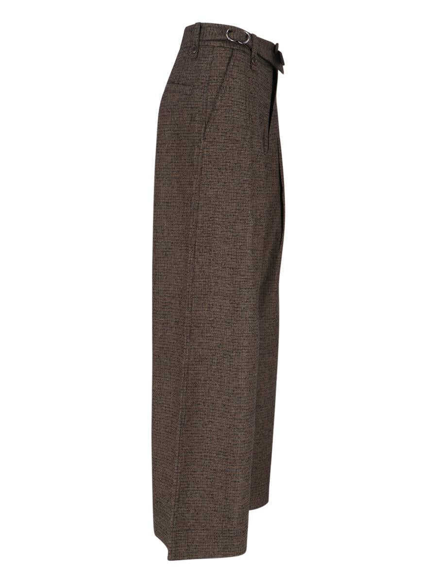Pantaloni casual EUDON CHOI Eudon Choi Trousers BROWN Femei (BM 19366434) 3
